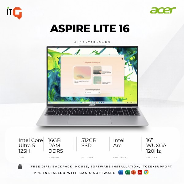 Acer Aspire Lite 16 AL16-71P-54R5 product image 1