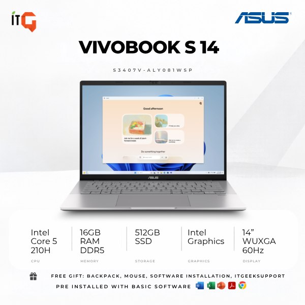 ASUS Vivobook S 14 S3407V-ALY081WSP product image 1