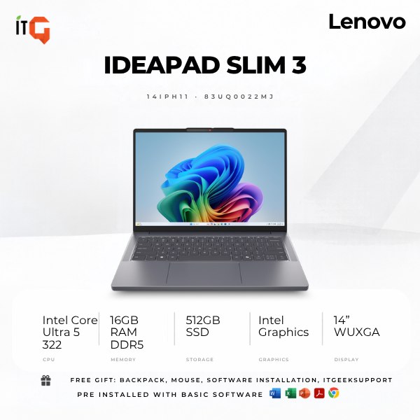 Lenovo IdeaPad Slim 3 14IPH11 83UQ0022MJ product image 1
