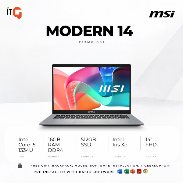 MSI Modern 14 F13MG-881 product image 1