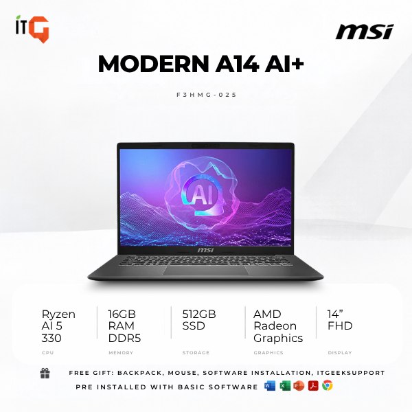 MSI Modern A14 AI+ F3HMG-025 product image 1